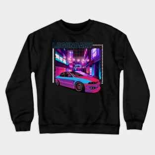 JDM Legend Cool Retro Gaming Racecar Tuning Car Lover Crewneck Sweatshirt